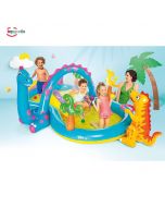 INTEX DINOLAND PLAY CENTER POOL (119X90X44IN) 57135 with Free Delivery on Installment by SPark Technologies 