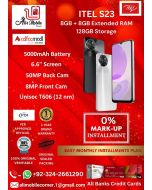 ITEL S23 (8GB+8GB EXTENDED RAM & 128GB ROM) On Easy Monthly Installments By ALI's Mobile