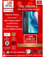 ITEL VISION 3 (3GB RAM & 64GB ROM) On Easy Monthly Installments By ALI's Mobile