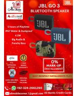 JBL GO 3 PORTABLE BLUETOOTH SPEAKER On Easy Monthly Installments By ALI's Mobile