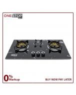 Hanco Model 404 Hob Brass Burner Tempered Glass Auto Ignition Stove Other Bank BNPL