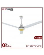 Super Asia Crown Model 30 watts 56 Inch Inverter Ceiling Fan Pure Copper Wire High Quality Paint On Installments By OnestopMall