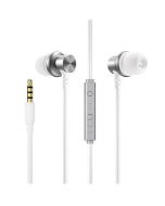 Joyroom 3.5mm Wired In-Ear Earphones Silver (JR-EL115) - Non Installments - ISPK-0146