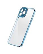 Joyroom Chery Mirror Series Protective Phone Case For iPhone 13 Pro Sea Blue (JR-BP908) - Non Installments - ISPK-0146