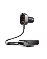 Joyroom 5 port USB Car Charger Black (JR-CL03) - Non Installments - ISPK-0146