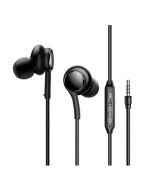 Joyroom Half In-Ear Wired Earbuds (JR-EW02)-Black - Non Installments - ISPK-0146