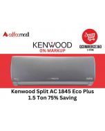 Kenwood Split AC 1845 Eco Plus 1.5 Ton 75% Saving (Installment) - QC