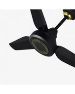  Khurshid King Model AC-DC Inverter Ceiling Fan 50Watt 2 Year Warranty-3 Months (0% Markup)-Black+Golden