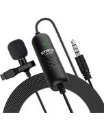 Synco Omnidirectional Lavalier Microphone with 3.5mm Connector and Camera/Smartphone Sensor (Lav-S6E) On Installment ST