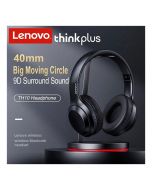 Lenovo Original Thinkplus TH10 Stereo Wireless Bluetooth Headphones LP40 Earphone Hifi Bass Music Headset with Mic Sports Earphones - ON INSTALLMENT