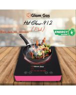 Glam Gas Hot Glow-912 (Pink) Built In Infrared Ceramic Cooker With Official Warranty Upto 12 Months Installment At 0% markup