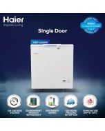 Haier HDF-245 INV Single Door Inverter Chest Deep Freezer 9 Cubic Feet With Official Warranty Upto 12 Months Installment At 0% markup