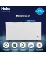 Haier HDF-545INV Double Door Inverter Chest Freezer 19.26 Cubic Feet With Official Warranty Upto 12 Months Installment At 0% markup