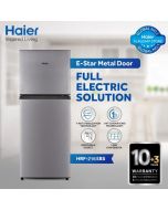 Haier HRF-216 EBS/EBD E-Star Refrigerator 8 Cubic Feet With Official Warranty On 12 Months Installments At 0% Markup