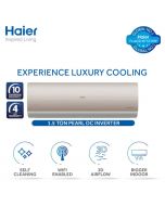 Haier HSU-18HFPCA (G) Pearl Inverter AC 1.5 Ton With Official Warranty On 12 Months Installments At 0% Markup