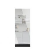 Kenwood Invertech Inverter Glass Door Freezer-on-top Refrigerator 13 Cu Ft Glass KRF-24457 (Installment) - QC