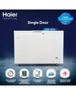 Haier HDF-345 Single Door Chest Freezer 13 Cubic Feet With Official Warranty Upto 12 Months Installment At 0% markup