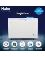 Haier HDF-405INV Single Door Inverter Chest Deep Freezer 14.3 Cubic Feet With Official Warranty Upto 12 Months Installment At 0% markup