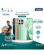 Tecno Camon 30 8GB-256GB | PTA Approved | 1 Year Warranty | Installment With Any Bank Credit Card Upto 10 Months | ALLTECH