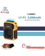 Login LT-P1 Cooling Fan 5000mAh Power Bank - Installment - SharkTech