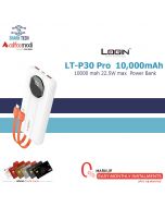 Login LT-P30 Pro 10000 mah 22.5W max fast charging supported Type C and Usb Port Light weight over charge protection Power Bank - Installment - SharkTech