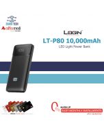 Login LT-P80 10,000mAh Over Charge Protection 22.5w Fast Charging Energy Saving Compact & Portable Power Bank - Installment - SharkTech