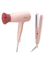 Philips 3000 Series Hair Styling Set Dryer + Straightener (BHP398/00) With Free Delivery On Installment By Spark Technologies.