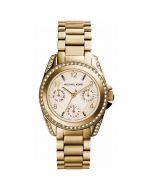 MICHAEL KORS Blair Champagne Dial Gold-tone Stainless Steel Ladies Watch MK5639 On 12 Months Installments At 0% Markup