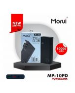 Morui MP-10 Portable Power Bank 10000mAh With 22.5WSuper Fast Charging - ON INSTALLMENT