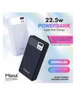 Morui MP-20 Portable Power Bank 20000mAh With 22.5WSuper Fast Charging  - Premier Banking