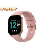 FASTER NERV WATCH PRO - 2.04 INCHES AMOLED DISPLAY - IOS & ANDROID (PINK) - ON INSTALLMENT