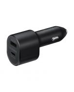 Samsung 15W and 45W Dual Car Charger Black With Free Delivery On Installment ST