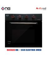 NasGas NG-550 Built In Electric Oven Fully Efficient Thermostatically Controlled Double Function Gas On Installments