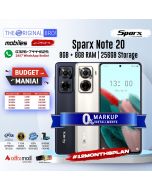 Sparx Note 20 8GB RAM 256GB Storage | PTA Approved | 1 Year Warranty | Installment - The Original Bro