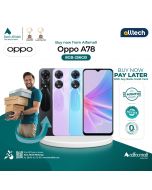 Oppo A78 8GB-256GB | PTA Approved | 1 Year Warranty | Installment With Any Bank Credit Card Upto 10 Months | ALLTECH	