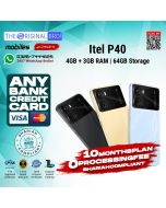 Itel P40 | 4GB + 3GB RAM | 64GB Storage | Any Bank Credit Card | 10 Months Installment - 0% Processing Fee - The Original Bro Mobiles