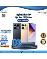 INFINIX NOTE 40 8-256GB OFFICIAL PTA APPROVED WITH 1YEAR WARRANTY_ON INSTALLMENT
