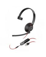 Plantronics Blackwire 5210 Single Ear Stereo Headset Black - ISPK-0052