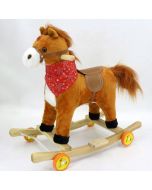 High Quality Rocking Horse For Kids – Premium Wood Frame with Wheels