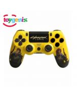 PS4 Wireless Controller DualShock for PlayStation 4 PS4 Copy - Cyberpunk Edition With Free Delivery On Installment By Spark Technologies.