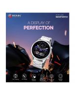 Ronin R-010 Luxe Metallic Finish Bluetooth Calling Smart Watch AMOLED +1 Free Strap with Every Watch - ON INSTALLMENT - ON INSTALLMENT