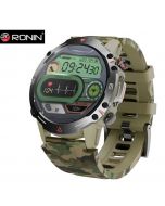 Ronin R-012 Rugged Smart Watch +1 Free Camouflage Green Strap with Every Watch (Green) - Premier Banking