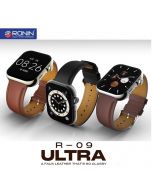 Ronin R-09 Ultra Smart Watch AMOLED +1 Free Black Silicon Strap with Every Watch - ON INSTALLMENT