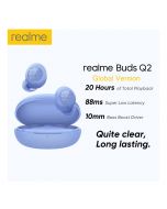 Realme Buds Q2 Wireless Bluetooth 5.0 Earbuds TWS Wireless Earphones Noise Cancellation Ipx4 Waterproof Headphones - Premier Banking