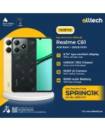 Realme C61 6GB-128GB | PTA Approved | 2 Year Warranty | Monthly Installments By ALLTECH upto 12 Months