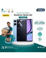 Realme Note 60 4GB-64GB | PTA Approved | 1 Year Warranty | Installment With Any Bank Credit Card Upto 10 Months | ALLTECH