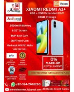 REDMI A1+ PLUS (2GB + 2GB EXTENDED RAM & 32GB ROM) On Easy Monthly Installments By ALI's Mobile