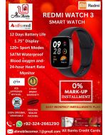 REDMI WATCH 3 SMART WATCH On Easy Monthly Installments By ALI's Mobile