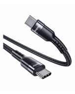 Faster 5A Type-C To Type-C Cable Black (FC-100W) - Non Installments - ISPK-0184