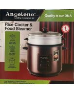 Angeleno 6 Liter Imported Rice Cooker & Food Streamers
